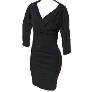 Diane Von Furstenberg Black Basuto Dress